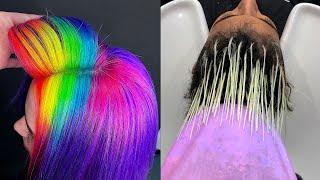 Top Hair Cutting & Hair Color Transformation | Amazing Professional Hairstyles Compilation!