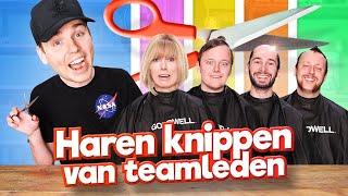 HAREN knippen van TEAMLEDEN!