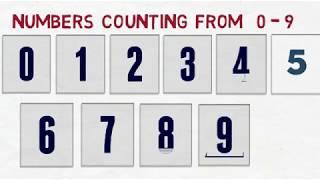 kindergarten kids Numbers Counting from 0-9