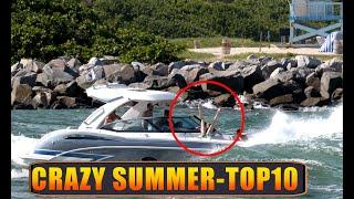 Craziest Summer Ever 2020 !! Top 10 !! Haulover Inlet Boats