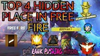 NEW TOP 10 HIDDEN PLACE IN FREE FIRE