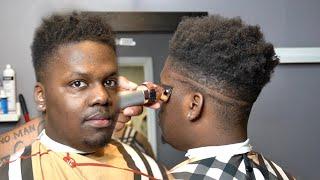 HAIRCUT TUTORIAL: HIGH TOP FADE | CRISPY LINE UP!!