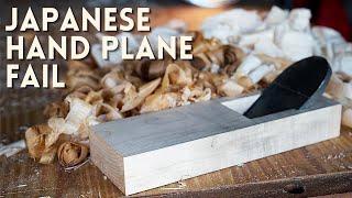 Making a Japanese Hand Plane | Kanna Plane Fail Video | Japanese Woodworking