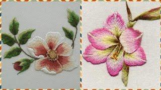 Top Stylish Hand Embroidery Flowers Designs