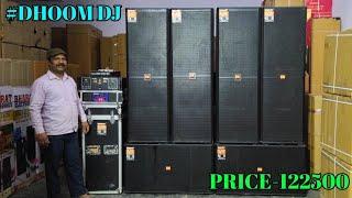 BHARAT ELECTRONICS BEST DJ SYSTEM DHOOM DJ PRICE-122500 4 TOP 2 BASS 2 AMPLIFIER 1600 W AND CA18