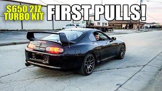 FIRST PULLS in the eBay turbo Supra!! (NA-T Build)