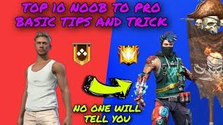 Top 10 Noob To Pro Tips And Tricks - Garena Free Fire