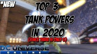 TOP 3 TANK POWERS IN DCUO 2020 (since they only have 5)