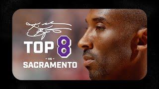 Kobe's Top 8 Moments vs Sacramento