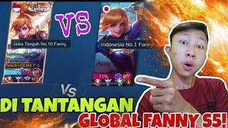 TOP 10 JAWA TENGAH DI TANTANG Pro Player GLOBAL FANNY S5! BY 1 VS 1 FANNY!