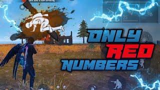 Only Red Numbers || Free Fire Montage