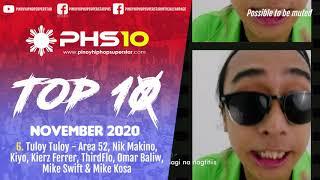 PHS Top 10 tracks NOV 2020