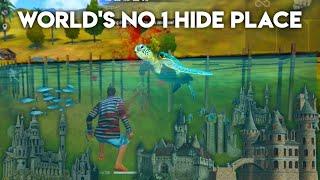 NO 1 HIDE PLACE IN THE WORLD || FREE FIRE BEST HIDE PLACE YOU NEVER SEE|| RUN GAMING