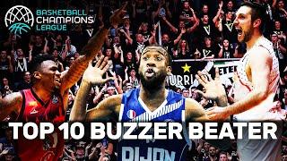 Top 10 BUZZER BEATER All-Time | Basketball Champions League