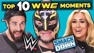 WWE Superstars React To Top 10 WWE Smackdown Moments Of All Time