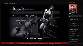 Resident Evil 1 Remake Speed Run 5th Attempt Jill Normal Mode (Unlocking The Launcher)