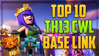 New CWL Top 10 Th13 War Bases Link 2021 | Anti Everything Town Hall 13 Base Link | Clash of Clans
