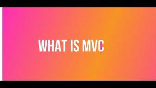 16 - What is MVC ?(PHP Interview Question Series)