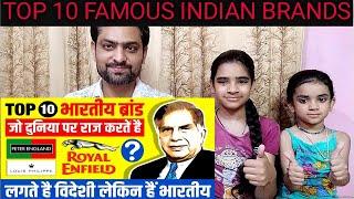 Family Reaction on Top 10 Indian Brands  Most Popular Indian Brands in The World | PK Reacts