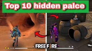 Top 10 hidden place for rank pushing | Top 10 hidden place in kalahari map | Top 10 hidden place