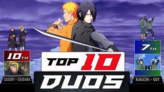 TOP 10 STRONGEST DUOS IN NARUTO/BORUTO - AnimeScale