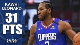 Kawhi Leonard drops 31 points in Timberwolves vs. Clippers | 2019-20 NBA Highlights