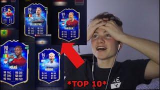 MY FANS *TOP 10* TEAM OF THE SEASON PACKS!!