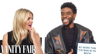 Chadwick Boseman and Sienna Miller Teach You South Carolina and British Slang | Vanity Fair