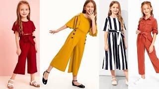 Best 8 to 10 year old girl dresses jumpsuit Outfit for kids girls