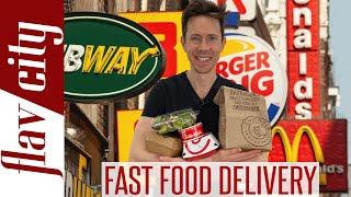 The HEALTHIEST Fast Food Delivery Options - Stay At Home Survival Guide