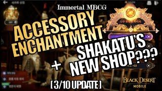 BLACK DESERT MOBILE : ACCESSORY ENCHANTMENTS!! [3/10 PATCH]