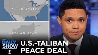 Nespresso Controversy, Taliban Agreement & New York Pay Phone Removal | The Daily Show