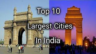 Top 10 Largest cities in India || Gross Domestic Products || Area || Population
