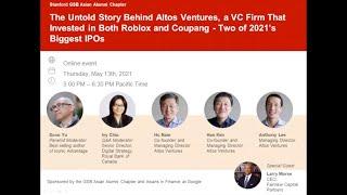 GSB Asian Alumni Chapter: Leadership Webinar Series #4: The Untold Story Behind Altos Ventures