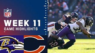 Ravens vs. Bears Week 11 Highlights | NFL 2021