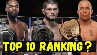 Where Does Khabib Fall In The UFC Top 10 All-Time Ranking