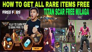 FREE FIRE NEW EVENT TODAY//PLAY TO EARN POINTS & ALL RARE ITEMS