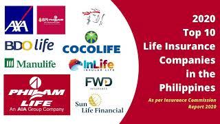 2020 Top 10 Life Insurance Companies in the Philippines