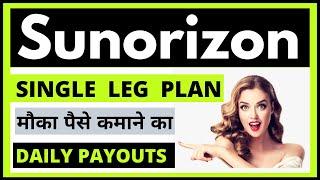 Sunorizon Plan | Sunorizon Business Plan In Hindi | Single Leg Plan | Best MLM Plan 2020