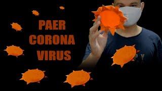 How to make paper boomerang corona virus | origami coronavirus | boomerang plane king