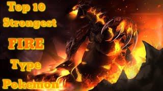 Top 10 strongest Fire type Pokemon. Explained in hindi. By Toon Clash Hindi.
