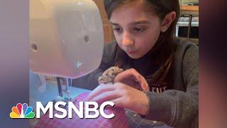 4th Grader Sews Masks For Health Care Workers Battling Pandemic In Boston | The Last Word | MSNBC