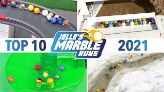 Top 10 Marble Races 2021 from Jelle's Marble Runs