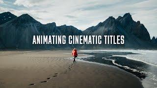 EVEN FASTER EASIER TITLE ANIMATIONS // PREMIERE PRO