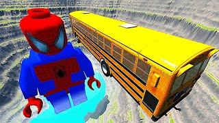 Beamng Drive - Top 10 School Bus Crashes You Can't Survive #3 - BeamNG-Destruction