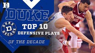 Best of the Decade: Top 10 Defensive Plays in 2010s #DukeDecade