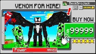 I *HIRED* VENOM TO BEAT MINECRAFT!