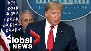 Coronavirus outbreak: Trump says return to normal by Easter would be a "great timeline" | FULL