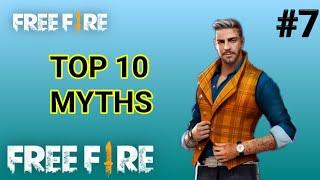 Top 10 myths free fire||Strange facts you don't know||PART-7