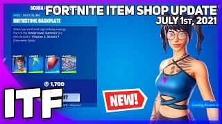 Fortnite Item Shop *NEW* SCUBA CRYSTAL BUNDLE! [July 1st, 2021] (Fortnite Battle Royale)